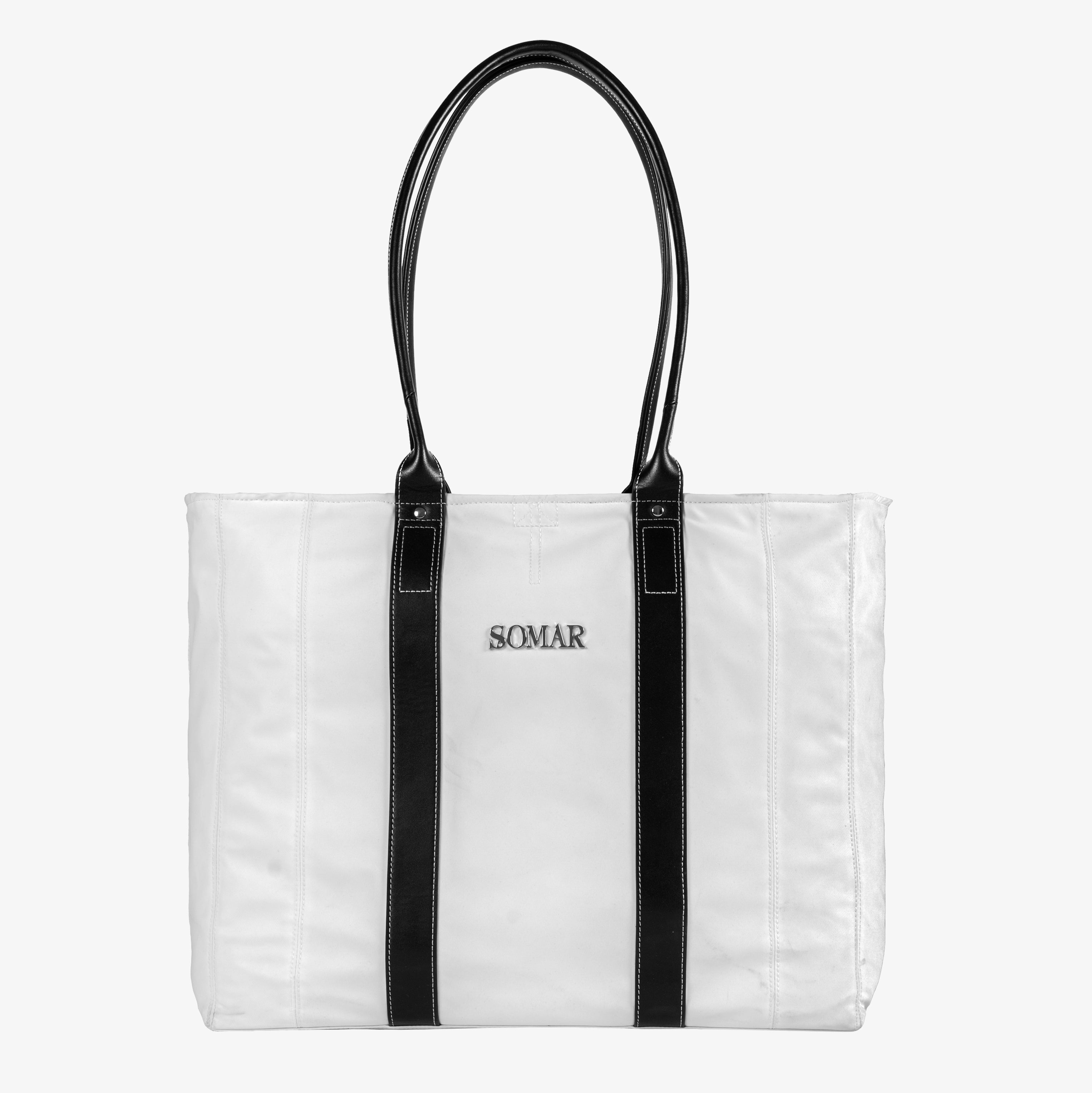 Off White commercial tote bag in nylon