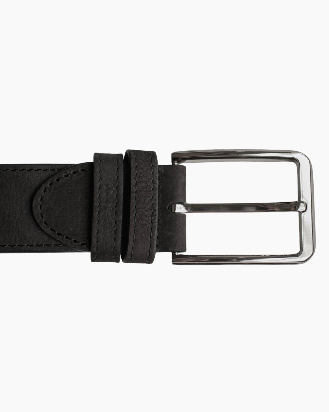 METAL DECAL LEATHER BELT