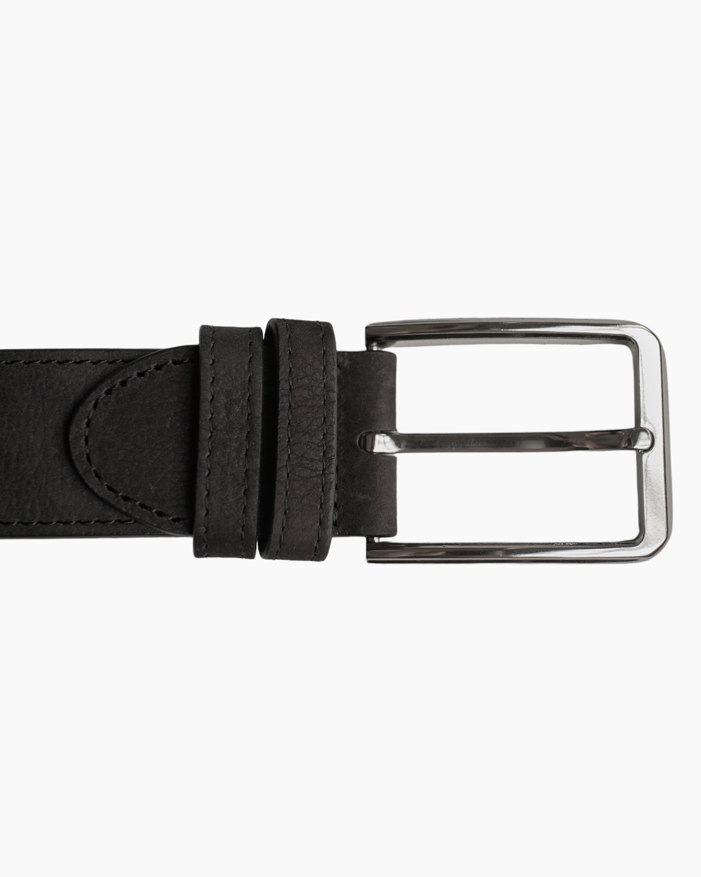 METAL DECAL LEATHER BELT