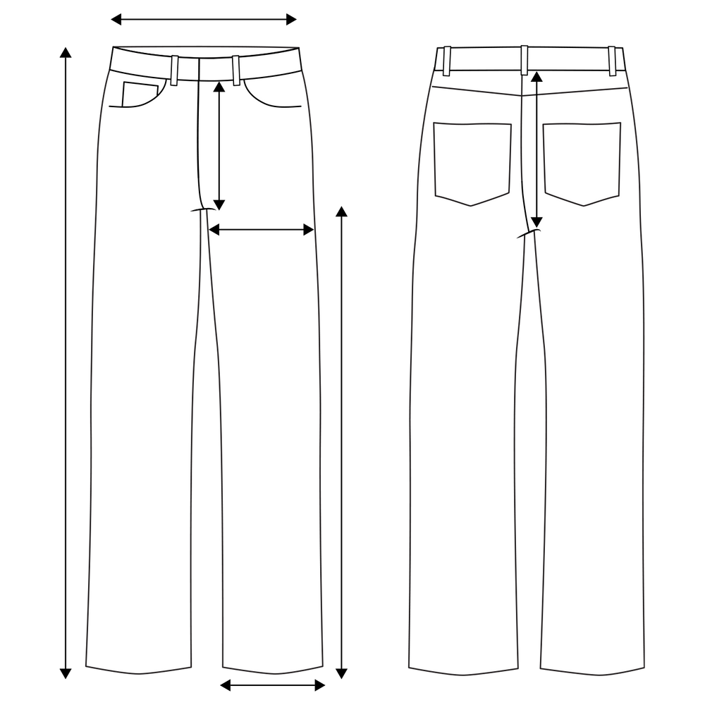 Size guide diagram