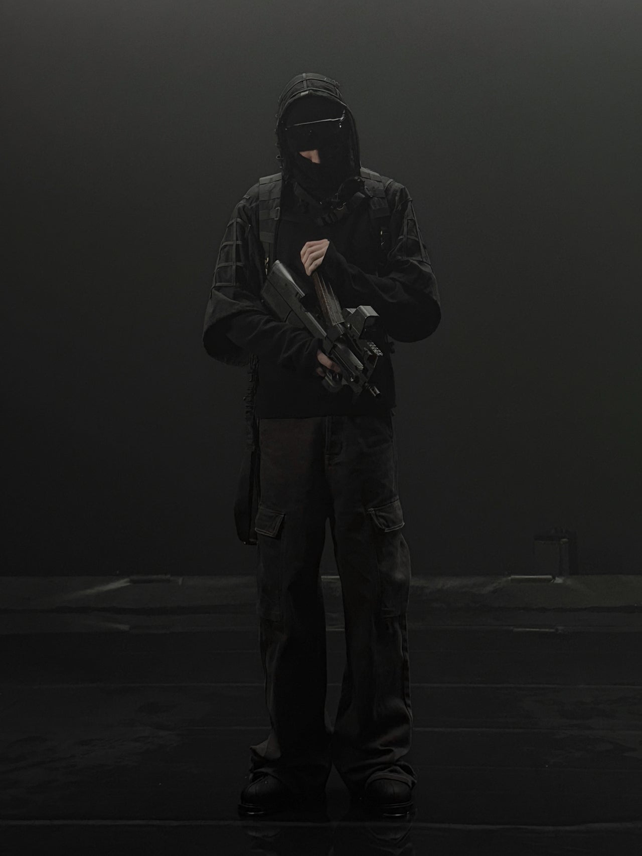 PEQUOD DIGI CAMO CARGOS [DYED]