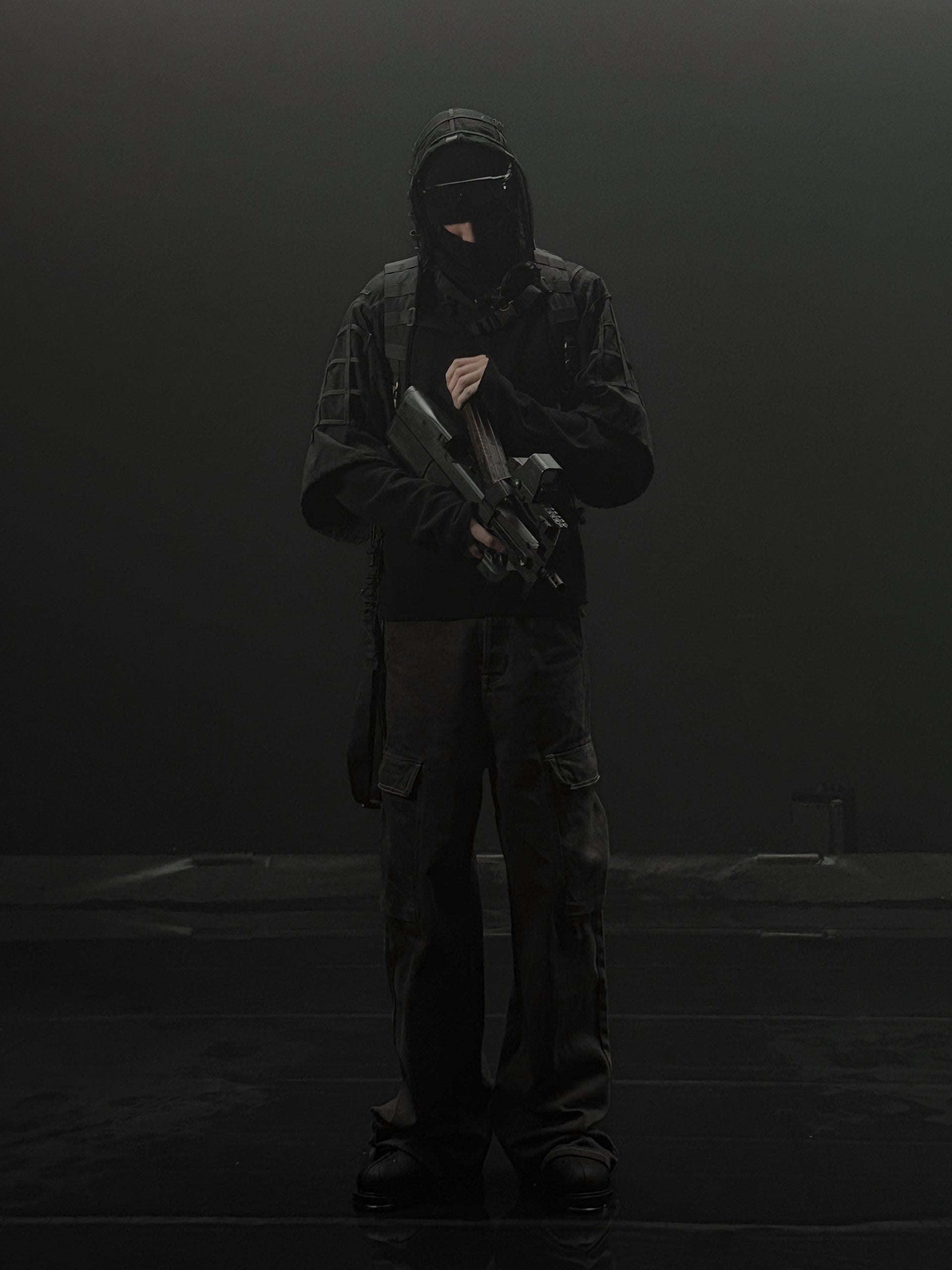 PEQUOD DIGI CAMO CARGOS [DYED]