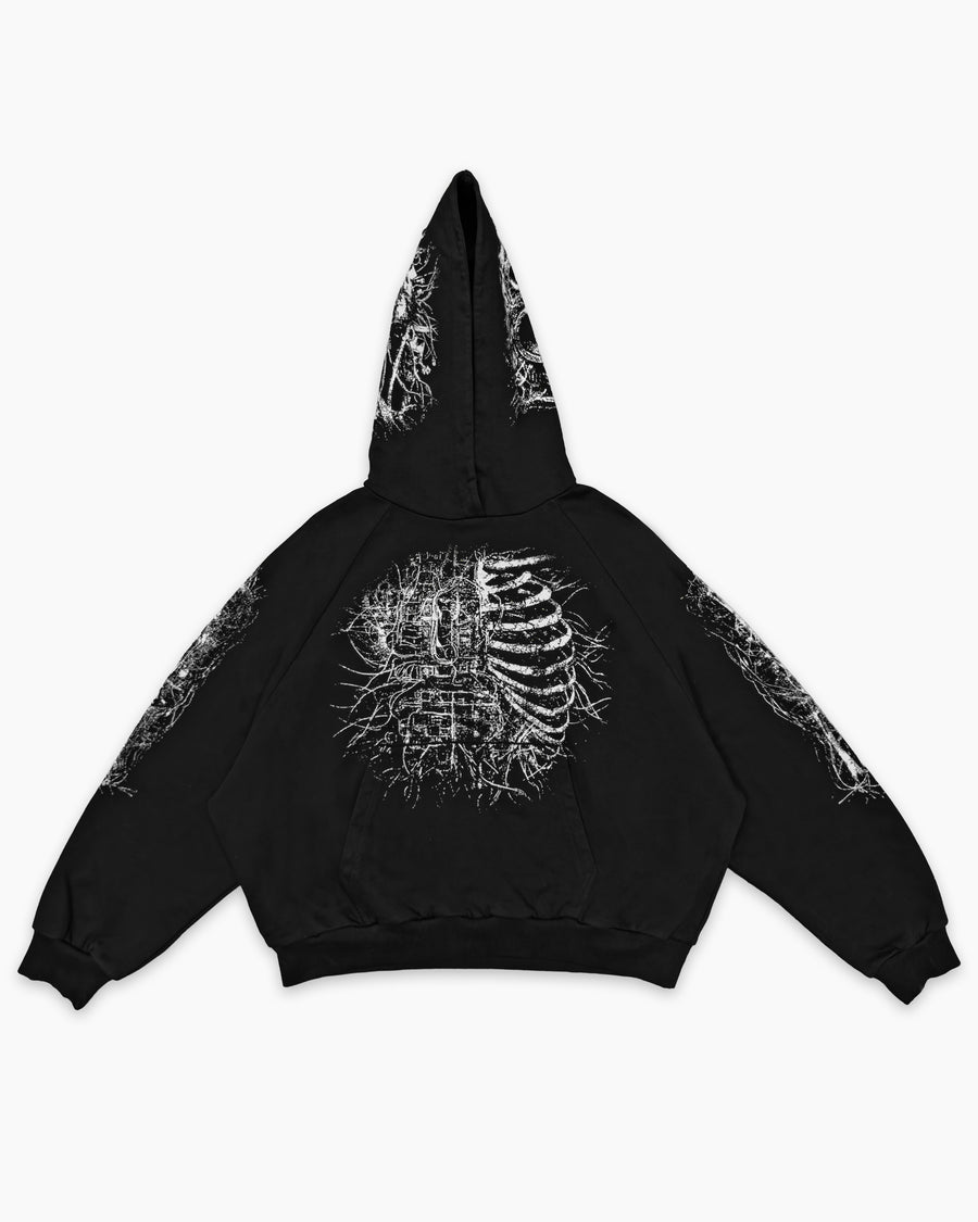 TETSUO HOODIE RAW BLACK 1