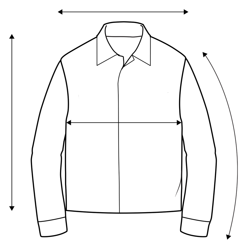 Size guide diagram