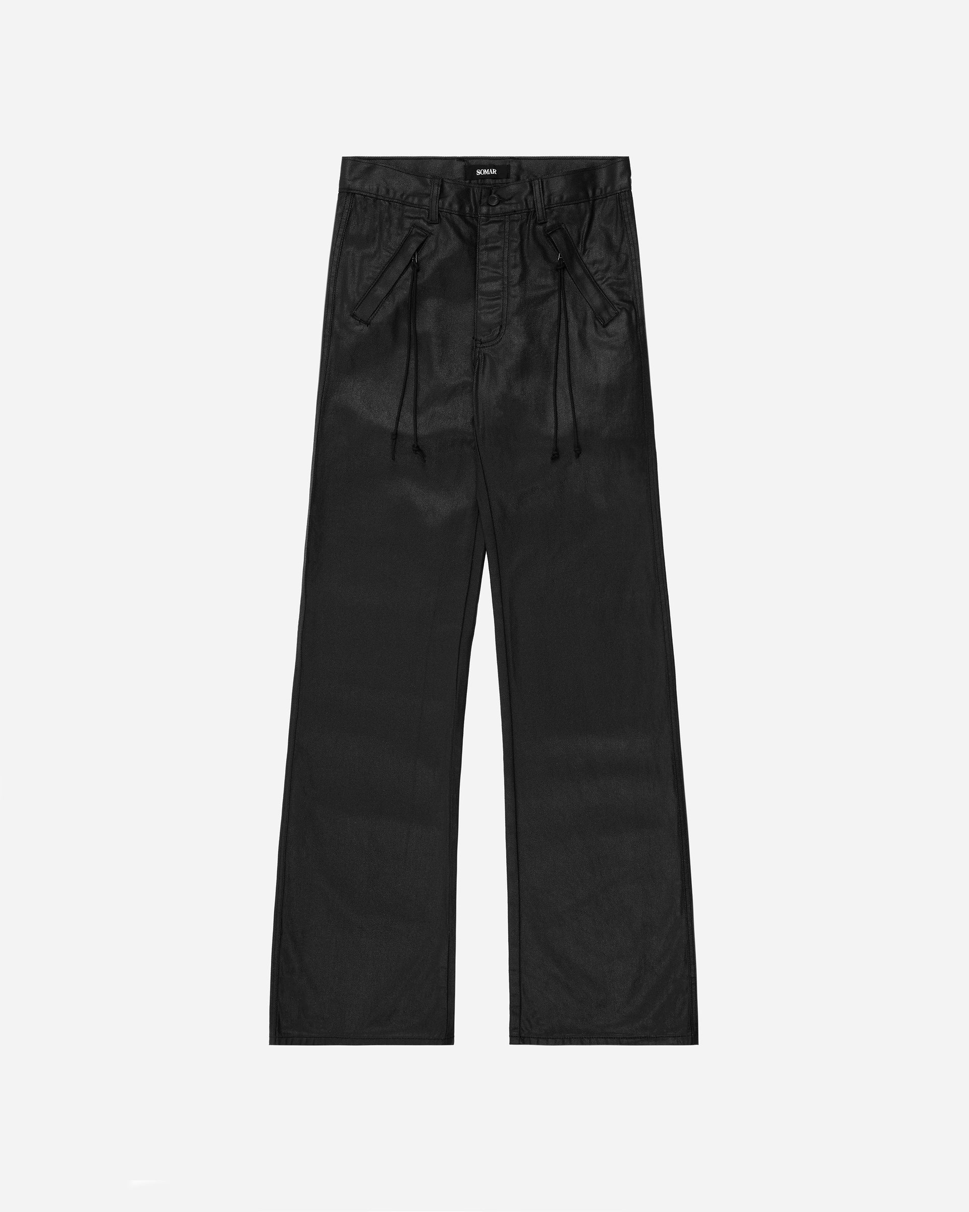 PERIL WAXED TASSEL TROUSERS