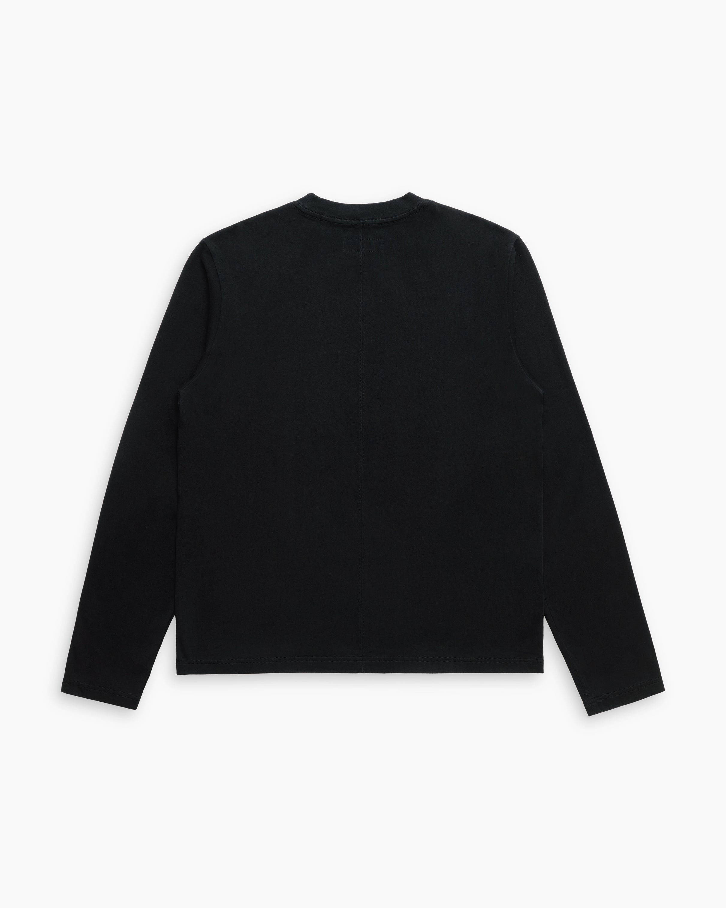 STRETCHER LONGSLEEVE [RAW BLACK] - Second Image